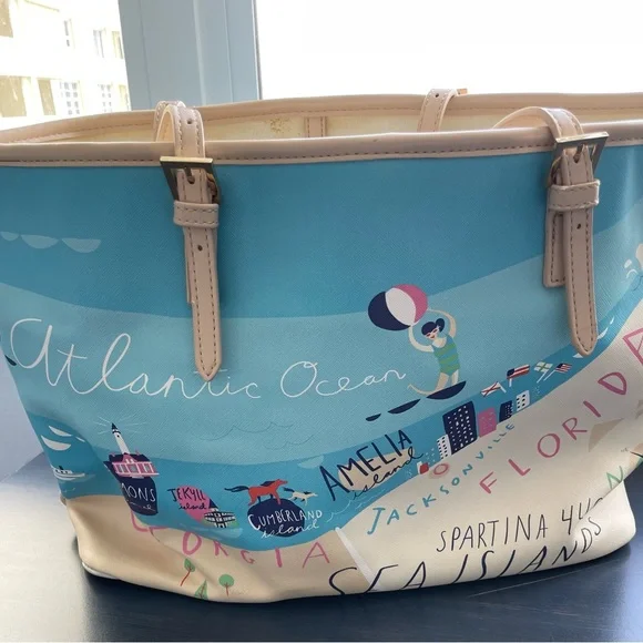 Beach tote - Sea islands collection  -spartina 449 . - Picture 7 of 10